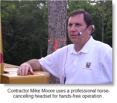 Contractors can use digital recorders in combination with handsfree headsets for best voice recognition results on the job.